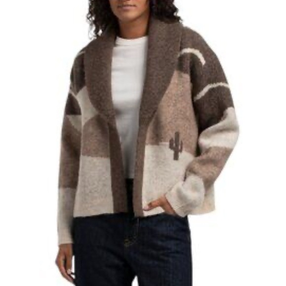 Lucky Brand Sweaters - NWT Lucky Brand Horse Knit Cardigan